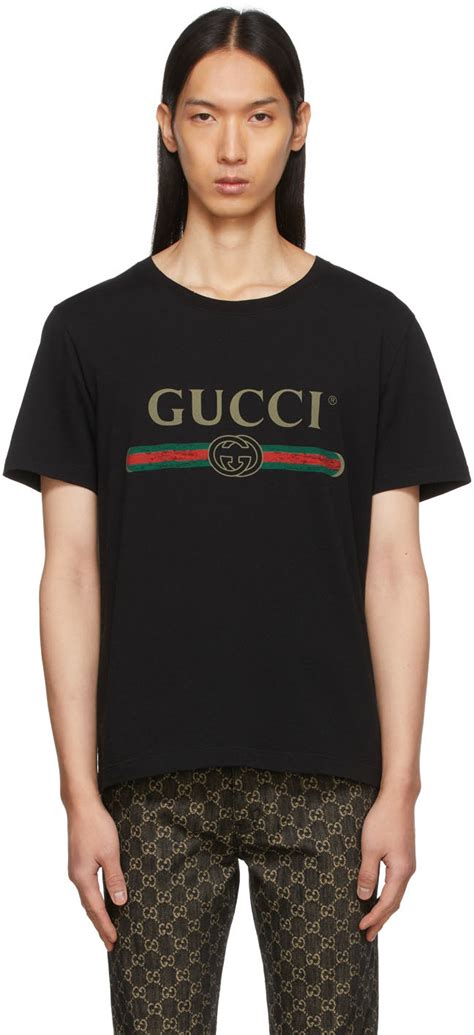 maglietta cotone gucci|t-shirt gucci.